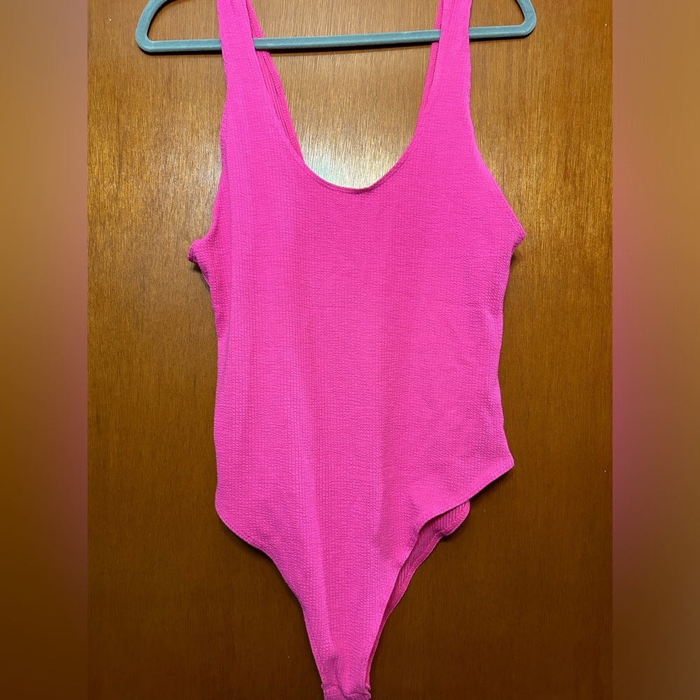 Pink bodysuit